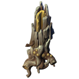 Faint petrified rootwood.png